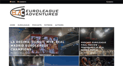 Desktop Screenshot of euroleagueadventures.com